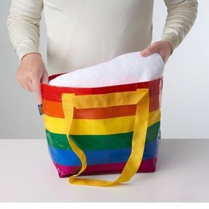 IKEA Storstomma Smaller Tote Bag Rainbow Pride NWT